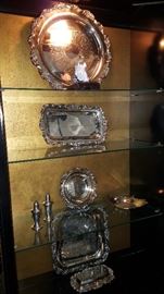 Lots of silver plate as well