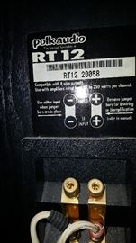 Polk RT 12 Speaker system