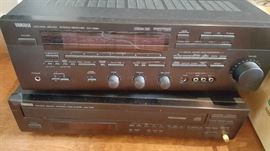 Yamaha AV Receiver and CD changer
