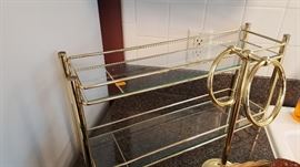 Bathroom rack and towel holder