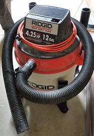 Ridgid 4.25HP 12gal Wet/Dry Vac.