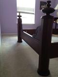 Cherry 4 post bed