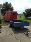 12 foot enclosed trailer, 10 foot open trailer