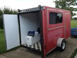 12 foot enclosed trailer, 10 foot open trailer