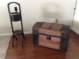 Smoking Stand, Small Dome Top Trunk