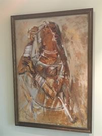 Original Indian Bride painting 