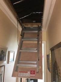 New Werner drop down attic staircase 
