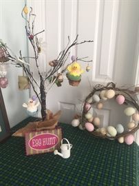 Easter tree and ornaments!