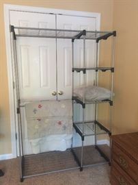Not only is the closet organizer great....the linens are fabulous... We have all the bases covered!