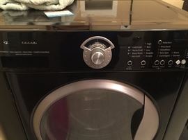 We have the washer and dryer and they are stackable.  Double bonus!