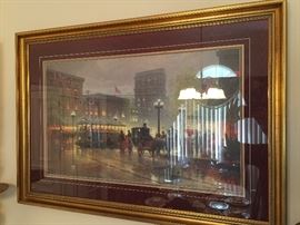 Horse trolley on Park Row