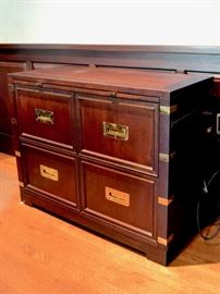 Alex Stuart Designs "Campaign Collection" file cabinet