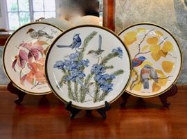 National Audobon Society "Songbirds of the World" plates