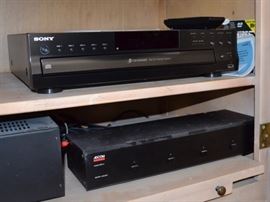 Sony CD changer and Adcom speaker selector