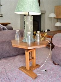Press shaped end table