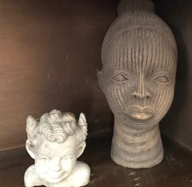 pottery heads