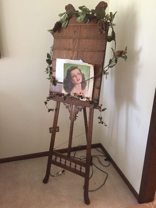 Antique easel