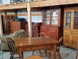 Nice line of antique furniture