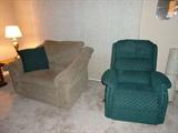 wide chair and recliner