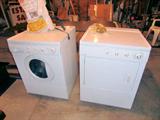 Kenmore washer and dryer, front loader, stainless steel drums, heavy duty