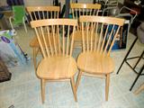 nice solid wood kitchen chairs