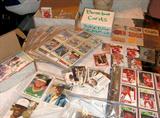 sports cards,  college and pro hockey, baseball, football
