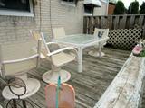 patio table and chairs