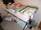 blankets and quilts and pillows