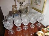 set of 10 waterford stemware