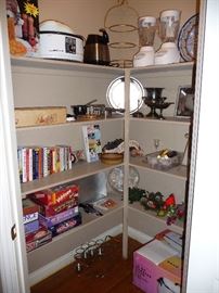 KITCHENWARE, BOOKS, BOARD GAMES