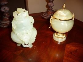 JADITE & MARBLE PIECES