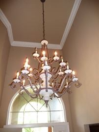 LARGE FOYER CHANDELIER ON