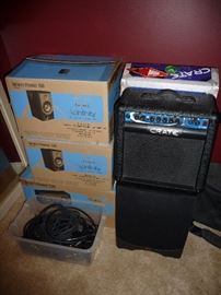 SPEAKERS, AMP