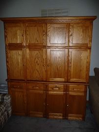 OAK OFFICE CABINET