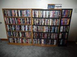 LARGE COLLECTION OF DVDS