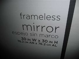 SIZE OF MIRRORS