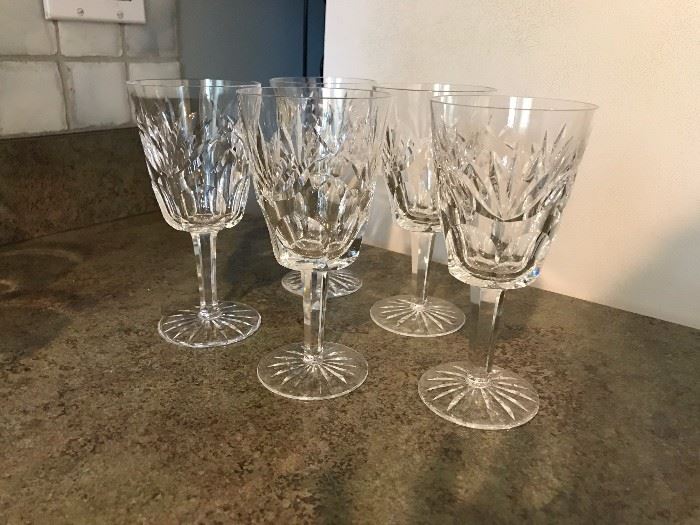 WATERFORD WATER GLASSES $ 125 FOR ALL 