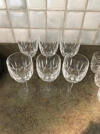 SIX WATERFORD GLASSES $145 FOR ALL