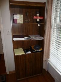 BOOKCASE, OFFICE SUPPLIES