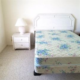 Wicker Bedroom set with dresser