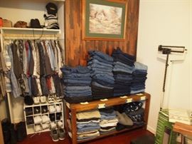 Jeans between 42 & 48 with 30" inseam.