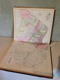County Atlas -- hand colored.