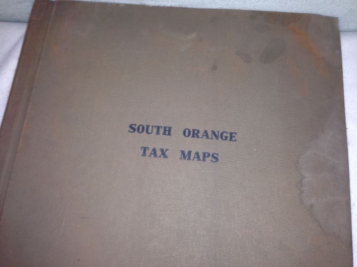 Old local Tax Map Book