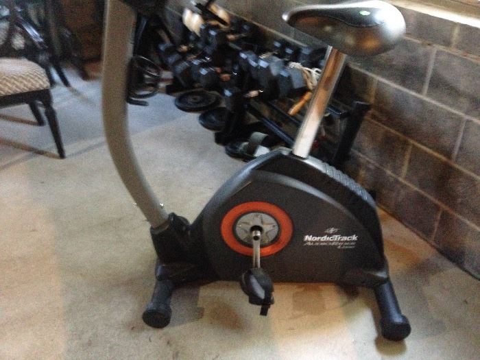 Nordic Track exercise bike -- rarely used