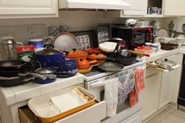 Vintage and newer kitchenwares.