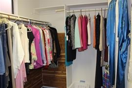 Everyday clothing and evening wear.