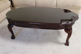 Deep finish coffee table.