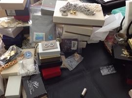 Boxes of costume jewelry!