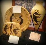 Kokopelli Art with Stands