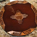 Collection of Brass Plates with Native American Designs